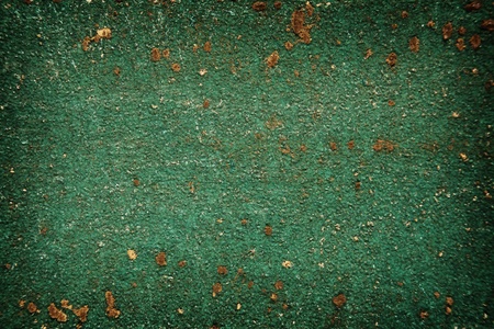 close up detail shot, looking down at a well used piece of sand paper の写真素材