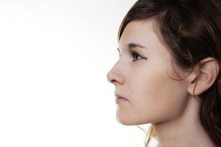 portrait of a young woman ready to workの写真素材