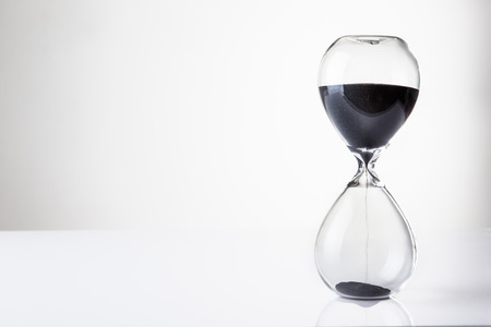 large hour glass sand timerの写真素材