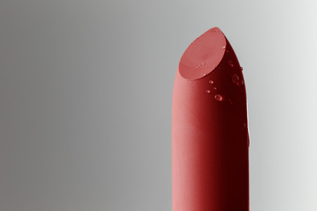 close up image of single lip stick  shot in the studio
