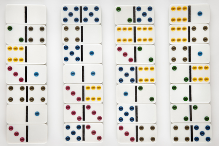 background image of dominoes from aboveの写真素材