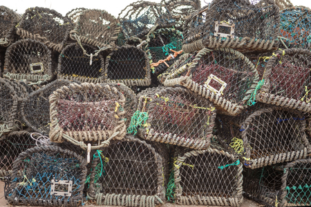 background image of lobster netの写真素材