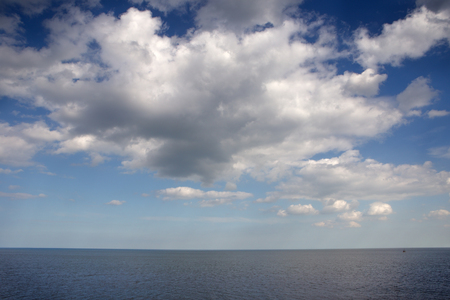 coastline along the yorkshire coast in great britanの写真素材
