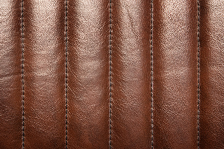 close up image of textured leatherの写真素材