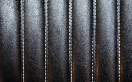 close up image of textured leatherの写真素材