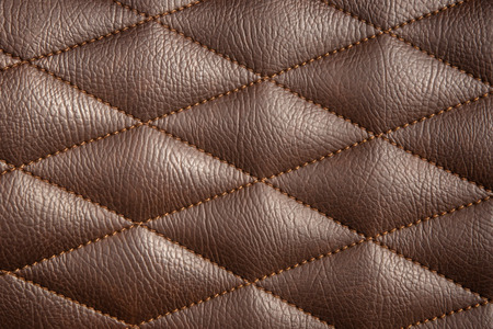 close up image of textured leatherの写真素材