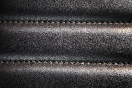 close up image of textured leatherの写真素材