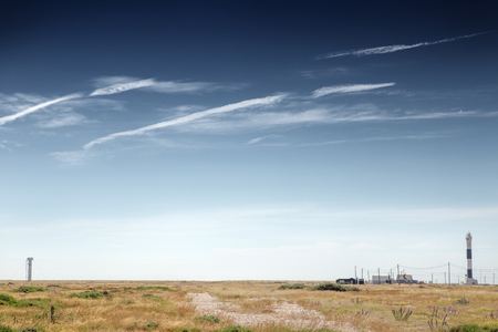 landscape image of Dungeness Marsh in englandの写真素材