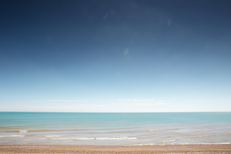 the beautlful beach of camber sandsの写真素材