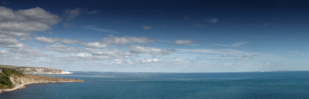 landscape image along the coastline of Anvil Pointの写真素材