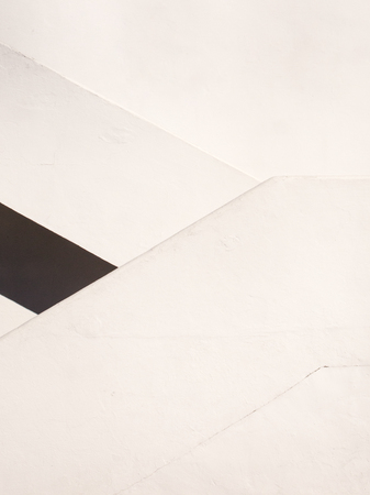 abstract building in almunecar spainの写真素材