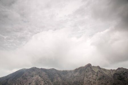 the mountainside around the famous volcano in italy  mount vesuviusの写真素材
