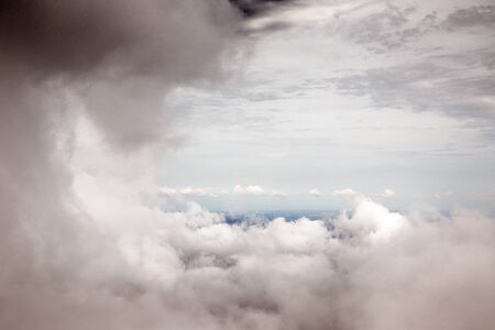 landscape view of naples taken going up mount vesuvius