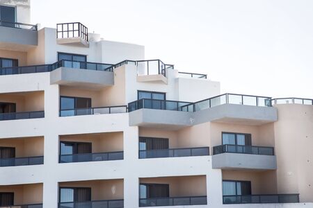 building and architecture of the buildings of malta around the town of qawra in St Pauls bay
の写真素材