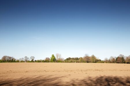 farm land in near the village town of hatfield peverel in essex englandの写真素材