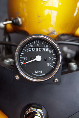 close up detail image of motorbike engineの写真素材