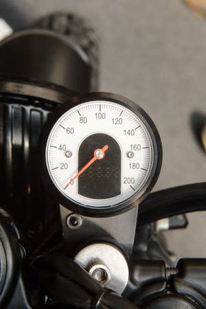 close up detail image of motorbike engineの写真素材