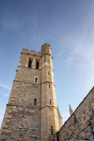 tall tower in oxfordshire in englandのeditorial素材