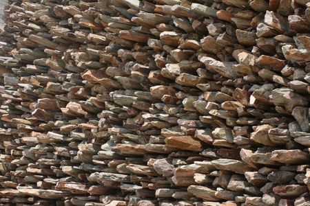 Wall of Rocksの写真素材