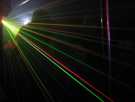 Lasers at Partyの写真素材