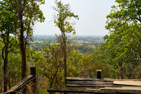 back view. Sambok Pagoda Kratie Cambodiaの写真素材