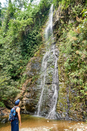 Beautiful landscapes at Vang Vieng , Loas travelのeditorial素材