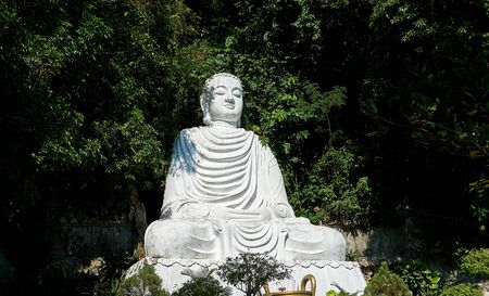 DA NANG, VIETNAM - NOVEMBER 22, 2019: Buddha Statue at Marble mountains, Da Nang Vietnamのeditorial素材