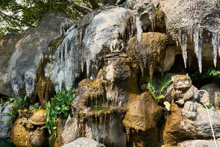 Chiang Rai, Thailand - February.10.2020: White Temple Rong Khun temple, Chiang Rai province northern Thailandのeditorial素材