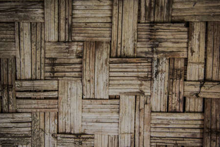 Thai basketry old textureの写真素材