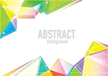 geometric colorful background abstract  vectorのイラスト素材
