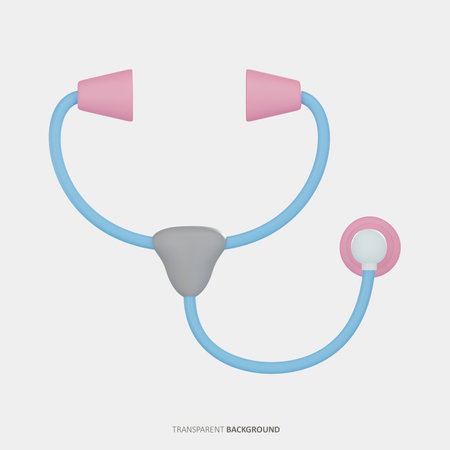 Stethoscope 3d iconの写真素材