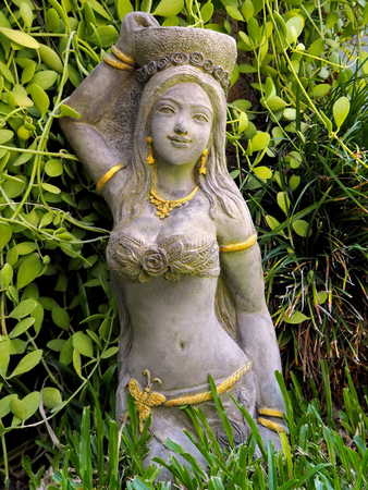 Woman Figure in the Public Park