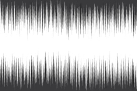 Audio waves abstract graphic designのイラスト素材