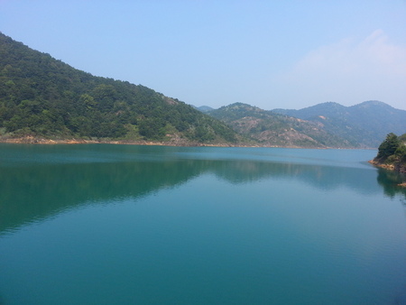 Zengcheng baishui Village reservoirの写真素材
