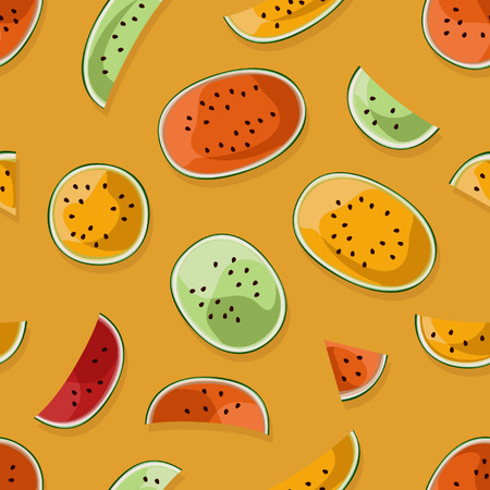 Watermelon illustration.のイラスト素材