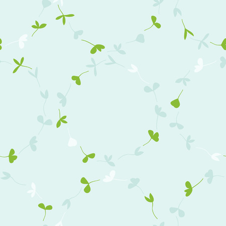Sprout wreaths - vector backgroundのイラスト素材