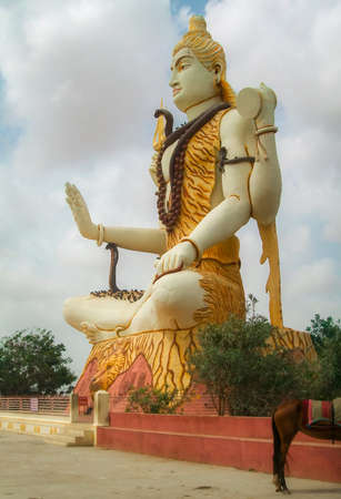 Statue Of Lord Shiva In India.の写真素材