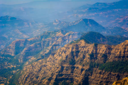 Panoramic View Of Indian Rock Mountain.の写真素材