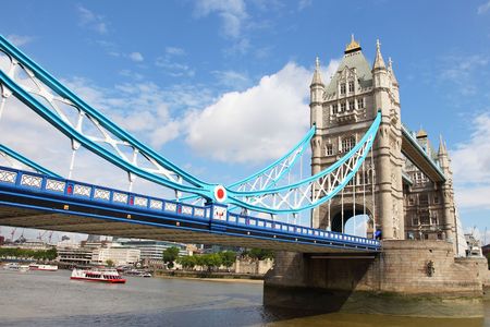 view on london from the thames の写真素材