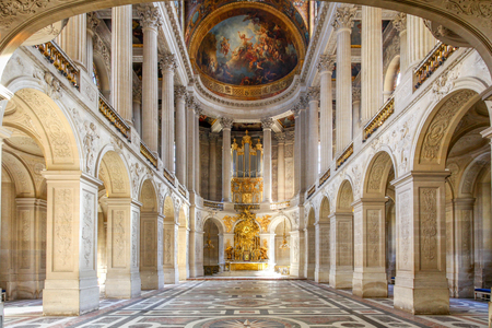 Inside of Versailles palace near Paris, Franceのeditorial素材