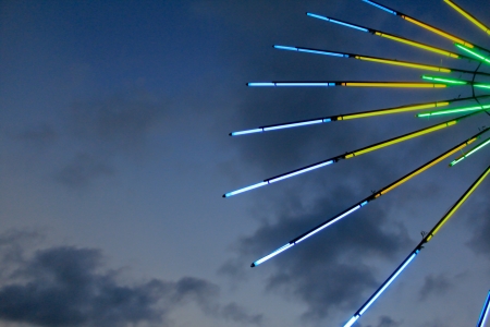 lamp Turbine in a Festival of Thailandの写真素材
