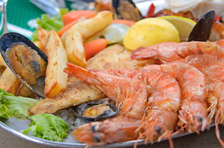 Grilled shrimps