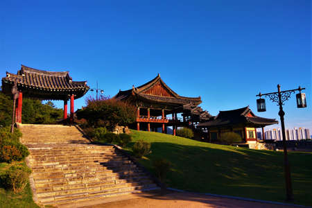 Yeongnamnu pavilion, Miryang, South Koreaのeditorial素材