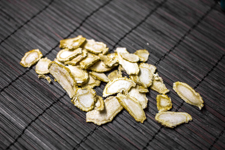 Ginseng tabletsの写真素材