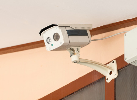 Security CCTV on the house.の写真素材