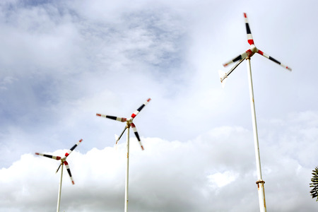 Windmill group for renewable eletric energy.