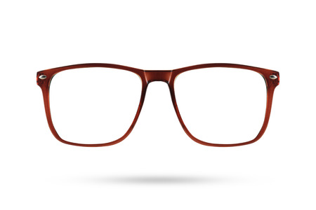 Fashion glasses style  isolated white background.の写真素材