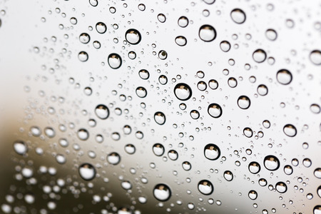 Water drop mirror windshield outdoor storm.の写真素材