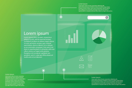 Vector infographic art board.のイラスト素材