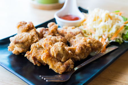 Deep Fried Chicken Nuggets, Japanese Fried Chicken.の写真素材